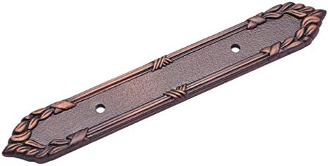 RK International Distressed Copper Ornate Edge Pull Backplate