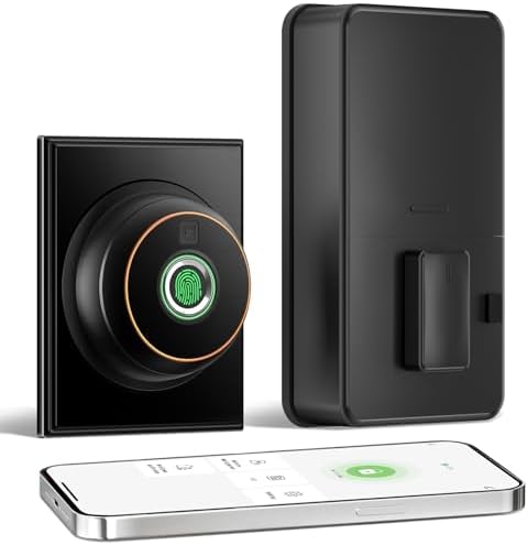 GeekTale Smart Deadbolt Lock with Fingerprint and App Control 1