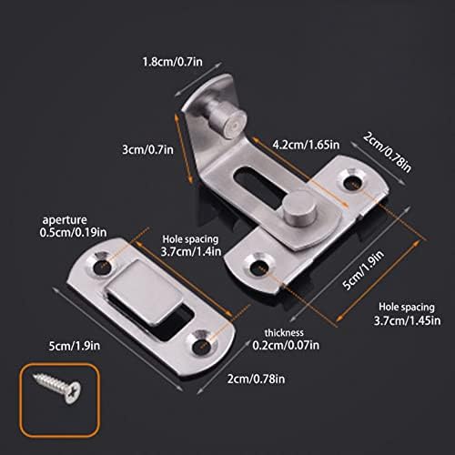 Durable Deadbolt for Door Locks Right Angle
