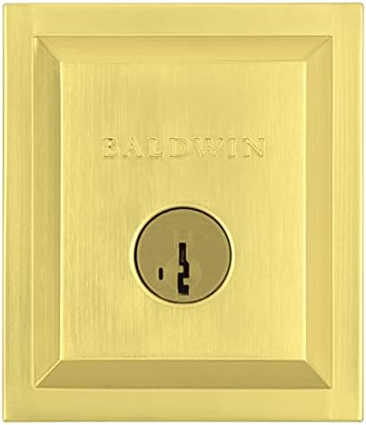 Baldwin Spyglass Door Deadbolt with SmartKey Re-key Technology