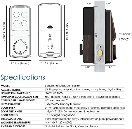 Lockly Smart Door Lock with PIN Genie