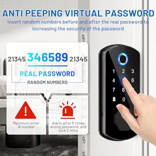 Fingerprint Door Lock Smart Deadbolt