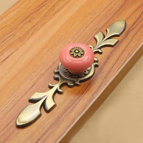 HUAMULAN Retro Ceramic Knobs Set