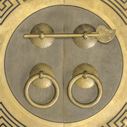 Premium Tibetan Brass Cabinet Face Plate Back Plate Set