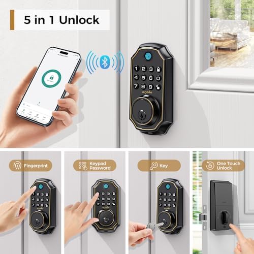Alpha D280 5-in-1 Keyless Door Lock