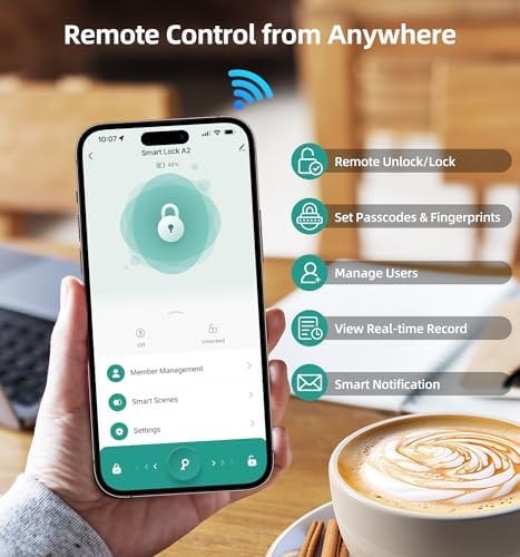 Smart WiFi Door Lock Set