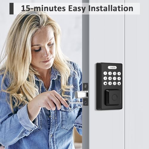 Tinewa 4-in-1 Fingerprint Entry Door Lock 10 Year warranty