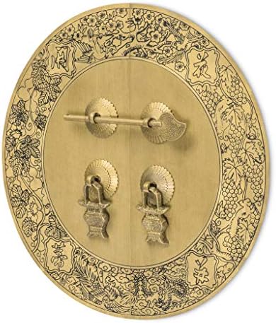 Hardware Philosophy Brass Bountiful Harvest Cabinet Face Plate Back Plate Set