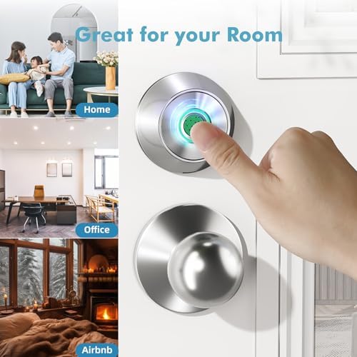 Smart Deadbolt with Fingerprint App Unlock