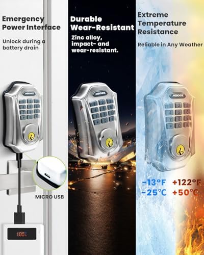 MENDOCK Keyless Entry Smart Deadbolt Lock