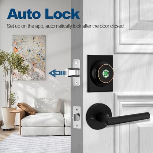 GeekTale Smart Deadbolt Lock with Fingerprint and App Control 1