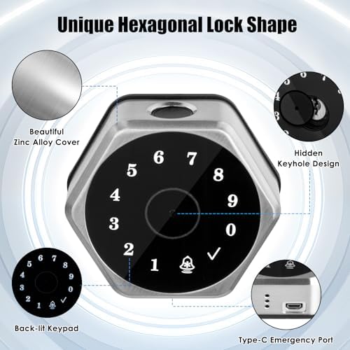 Smart Fingerprint Deadbolt Lock