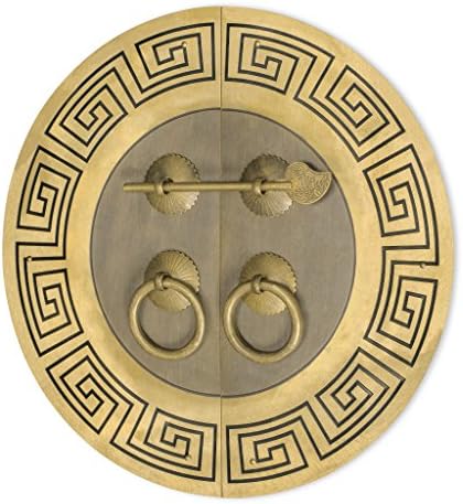 Premium Tibetan Brass Cabinet Face Plate Back Plate Set