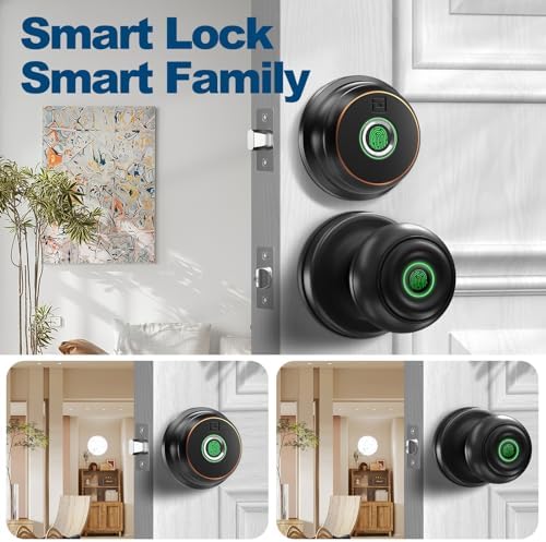 GeekTale Smart Deadbolt Lock with Fingerprint and App Control