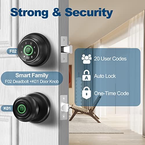 GeekTale 4-in-1 Keyless Entry Deadbolt Lock