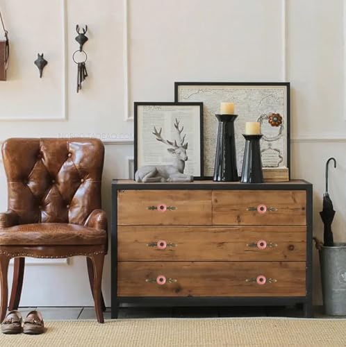 HUAMULAN Retro Ceramic Knobs Set