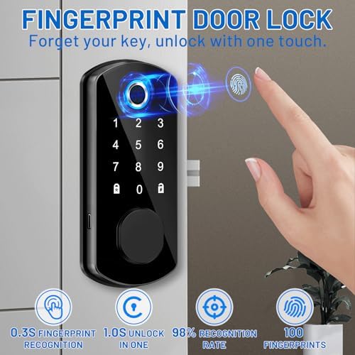 Fingerprint Door Lock Smart Deadbolt