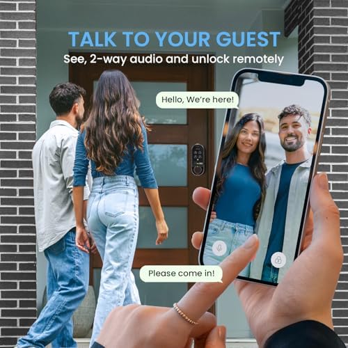 Secure Front Door Using Smart Lock with Fingerprint Keypad