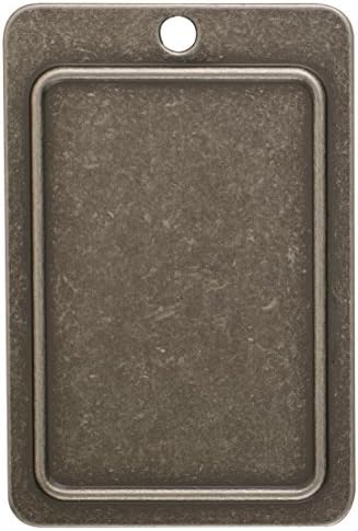 Amerock Weathered Nickel Cabinet Backplate 4-38 in Durable Attractive