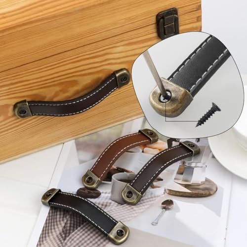 Premium Leather Cabinet Handles