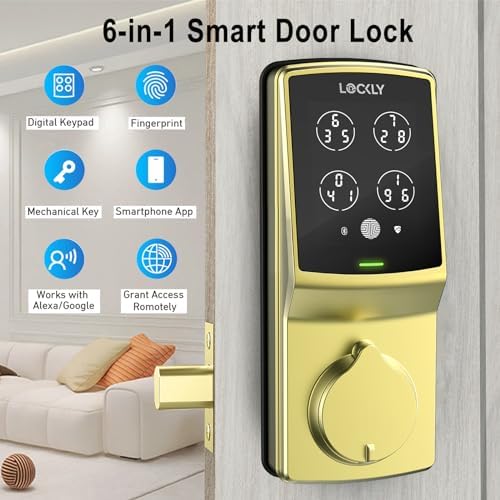 Secure Versatile Smart Door Lock with Multiple Unlock Methods