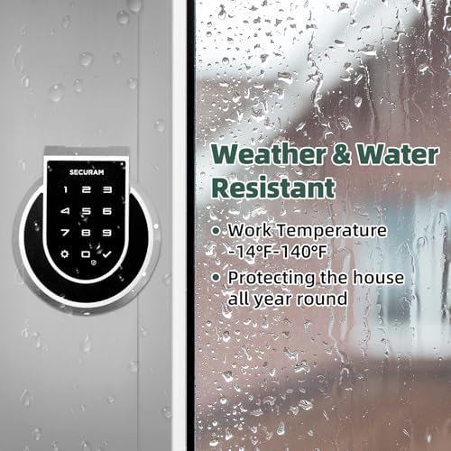 Touch Fingerprint Smart Lock - Keyless Entry Door Lock with AlexaGoogle Voice Control