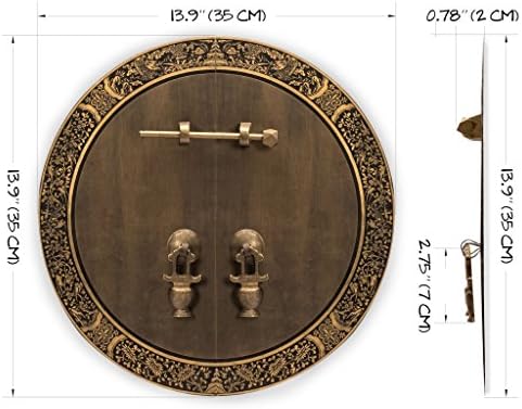 Hardware Philosophy Giant Banquet Brass Face Plate Backplate Set