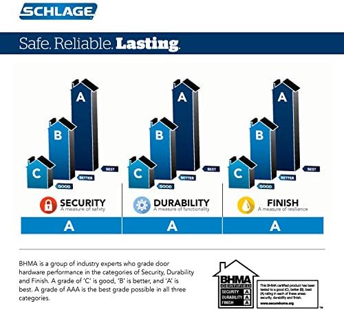 Schlage Deadbolt System with Fingerprint Protection