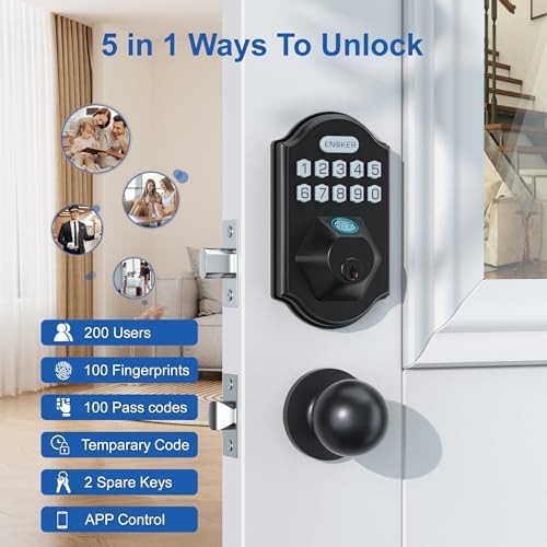 Secure Entry Deadbolt with Biometrics
