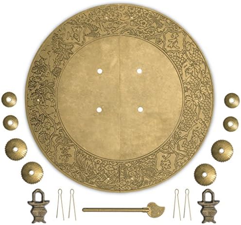 Hardware Philosophy Flower Vine Brass Cabinet Face Plate Backplate Hardware Set