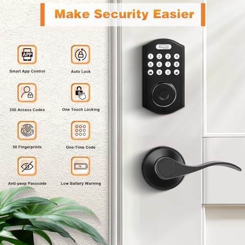 Keyless Entry Door Lock with Handle