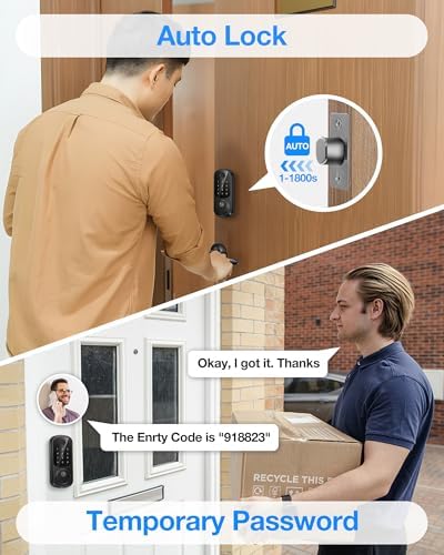 EmdoroSmart Lock Keyless Fingerprint Door Lock for Front Door