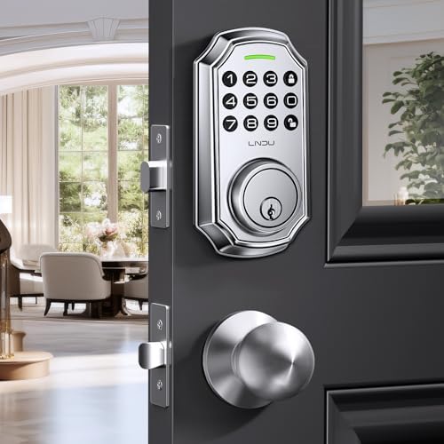 Secure Keyless Deadbolt with Handle for Front Doors