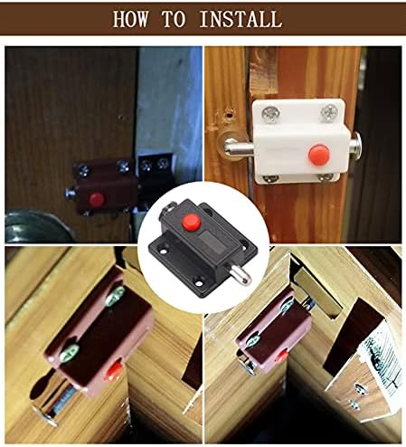 SHAUNI 20pcs Door Bolt Latch Lock Set