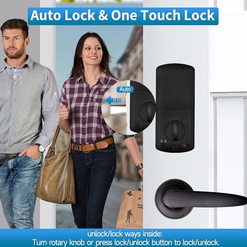 Fingerprint App Door Lock Set for Front Doors