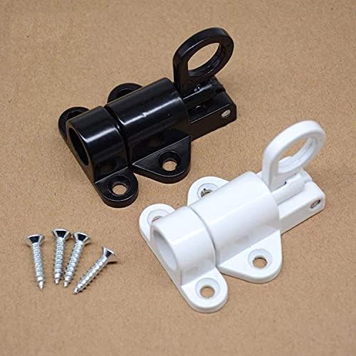 ZLOCYIVHE Secure Door Lock Bolt Set - 2-Pack White