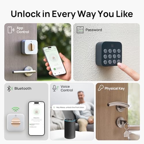 Secure Smart Deadbolt with Alexa Apple Support