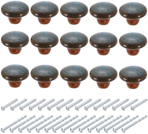 Uxcell Ceramic Blue Drawer Knobs 15 Pcs 38mm
