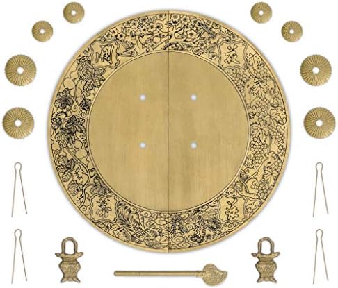 Hardware Philosophy Brass Bountiful Harvest Cabinet Face Plate Back Plate Set