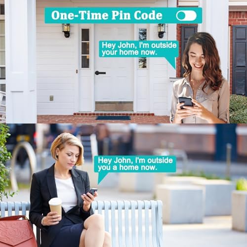 Keyless Entry Door Lock with Remote Control Easy Install Smart Deadbolt