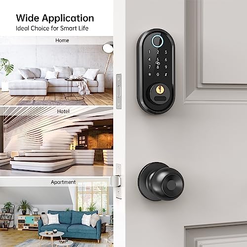 Secure Front Door Lock with Biometric Entry