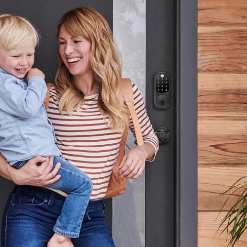 Unbreakable FrontBack Door Deadbolt with Screen Keypad