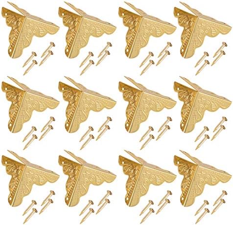QUANANTANG Metal Decorative Corner Protectors 12pcs Set