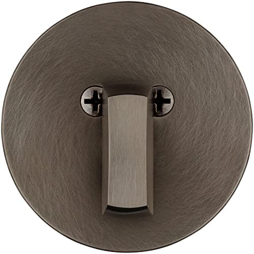 Baldwin Deadbolt Set - Enhanced Contemporary Polished Brass No Lacquer Keyed E