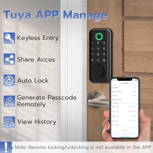 Eseesmart Smart Door Lock with Keypad Secure Front Door Entry