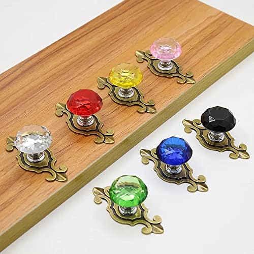 Stylish Crystal Knobs Set for Cabinets