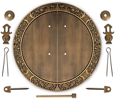 Hardware Philosophy Giant Banquet Brass Face Plate Backplate Set