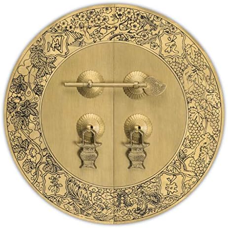 Hardware Philosophy Brass Bountiful Harvest Cabinet Face Plate Back Plate Set