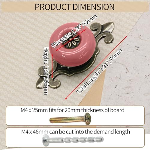 Suiwotin10-Piece Ceramic Knobs