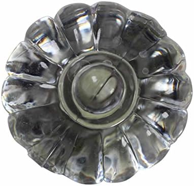 Renovators Supply Clear Acrylic Drawer Knobs Chrome Backplate 1 14 Inch